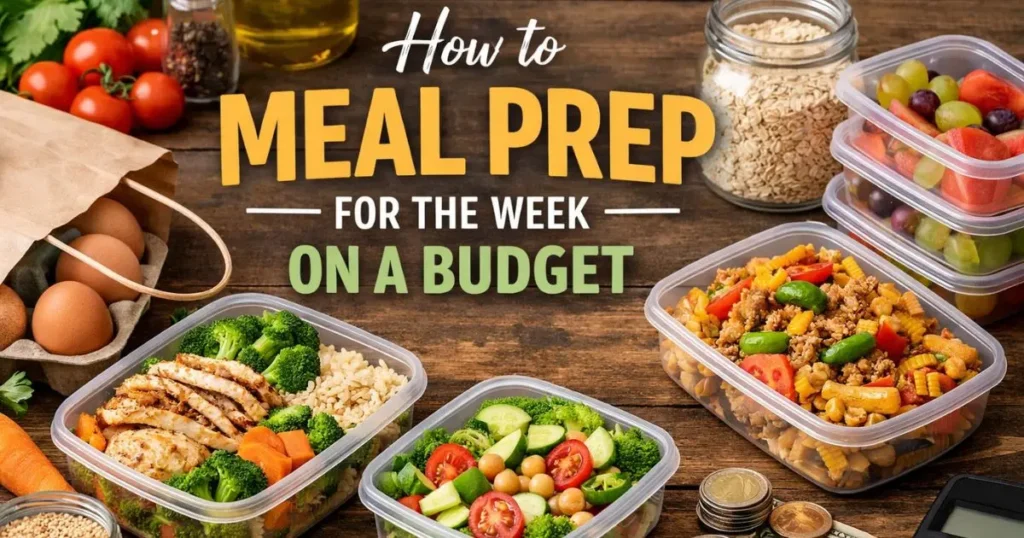 How to Meal Prep for the Week on a Budget and Save Time, Money
